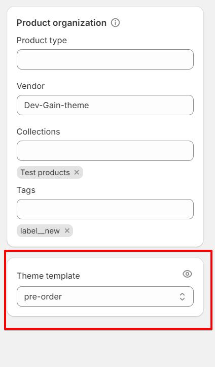 product pre-order template
